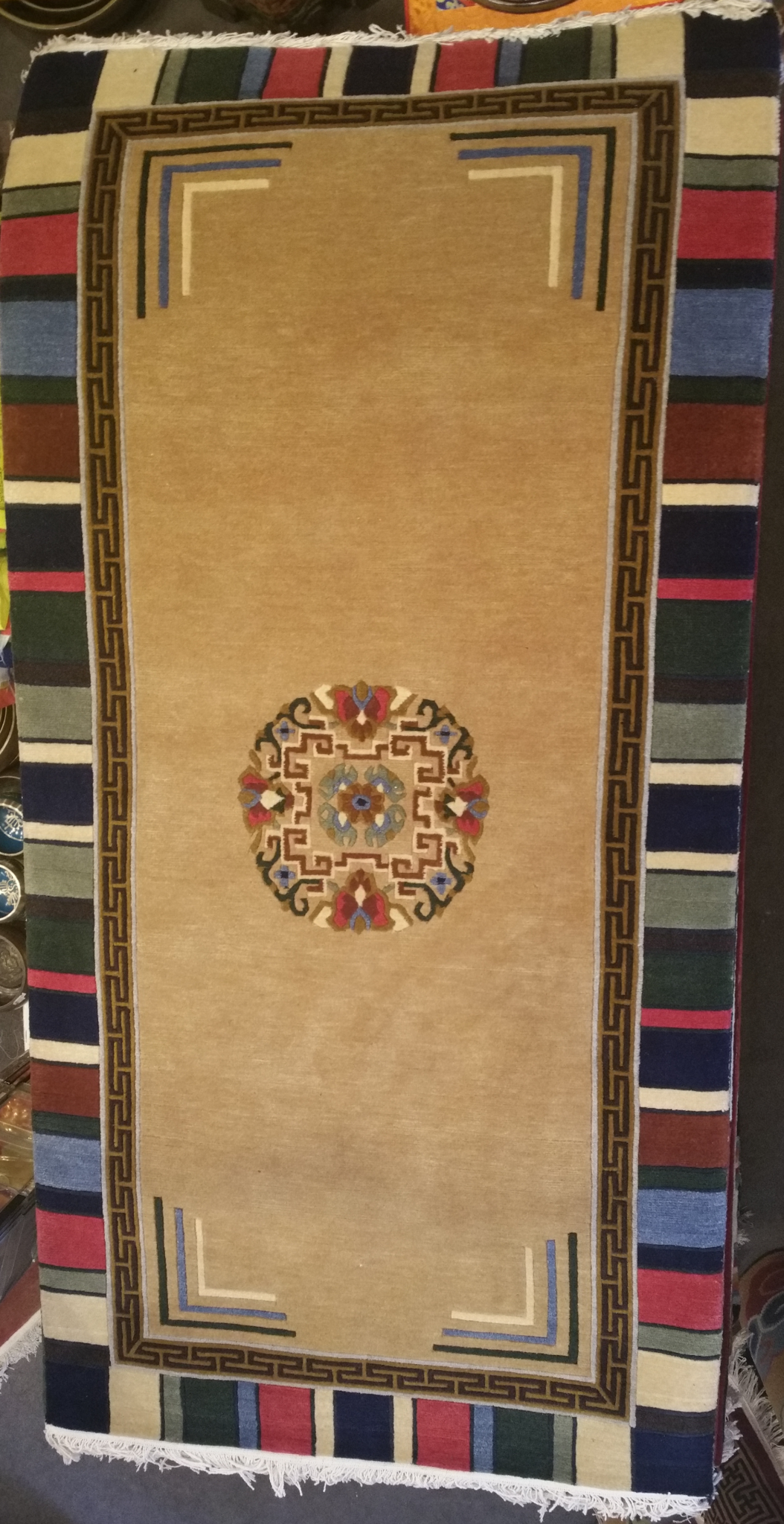 Tibetan Medallion Rug 3'x 6' ( TGR 009 )