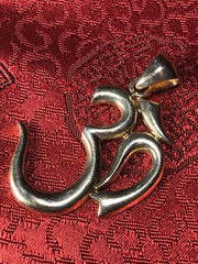 Silver Om Pendant(TGSP 23)