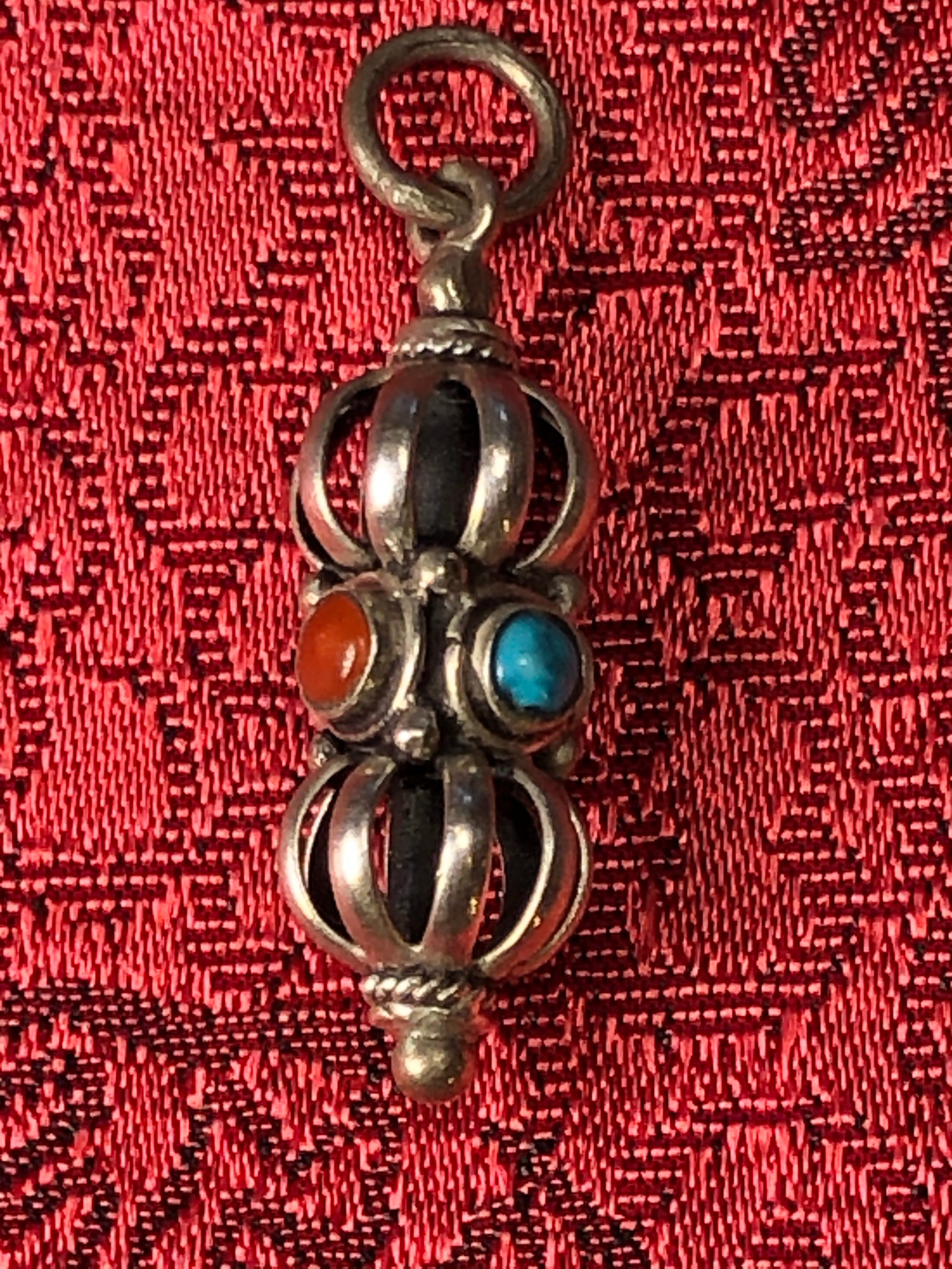 Silver Vajra/Dorje Pendant(TGSP 30)