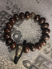 Dark Wood Mani Wrist Mala(TGWM 45)