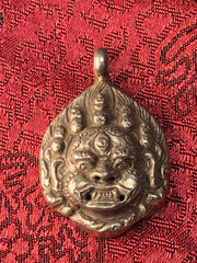 Mahakala Silver Pendant(TGSP 88)