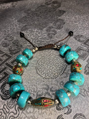 Turquoise Wrist Mala(TGWM 27)