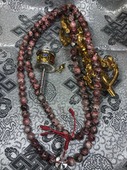 Tourmaline Pink Mala / Prayer Beads (TGMA 33)