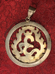 Silver Om Pendant(TGSP 40)