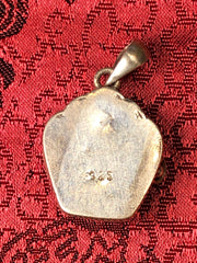 Silver Om Tibetan Pendant(TGSP 34)
