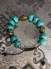 Turquoise Wrist Mala(TGWM 27)