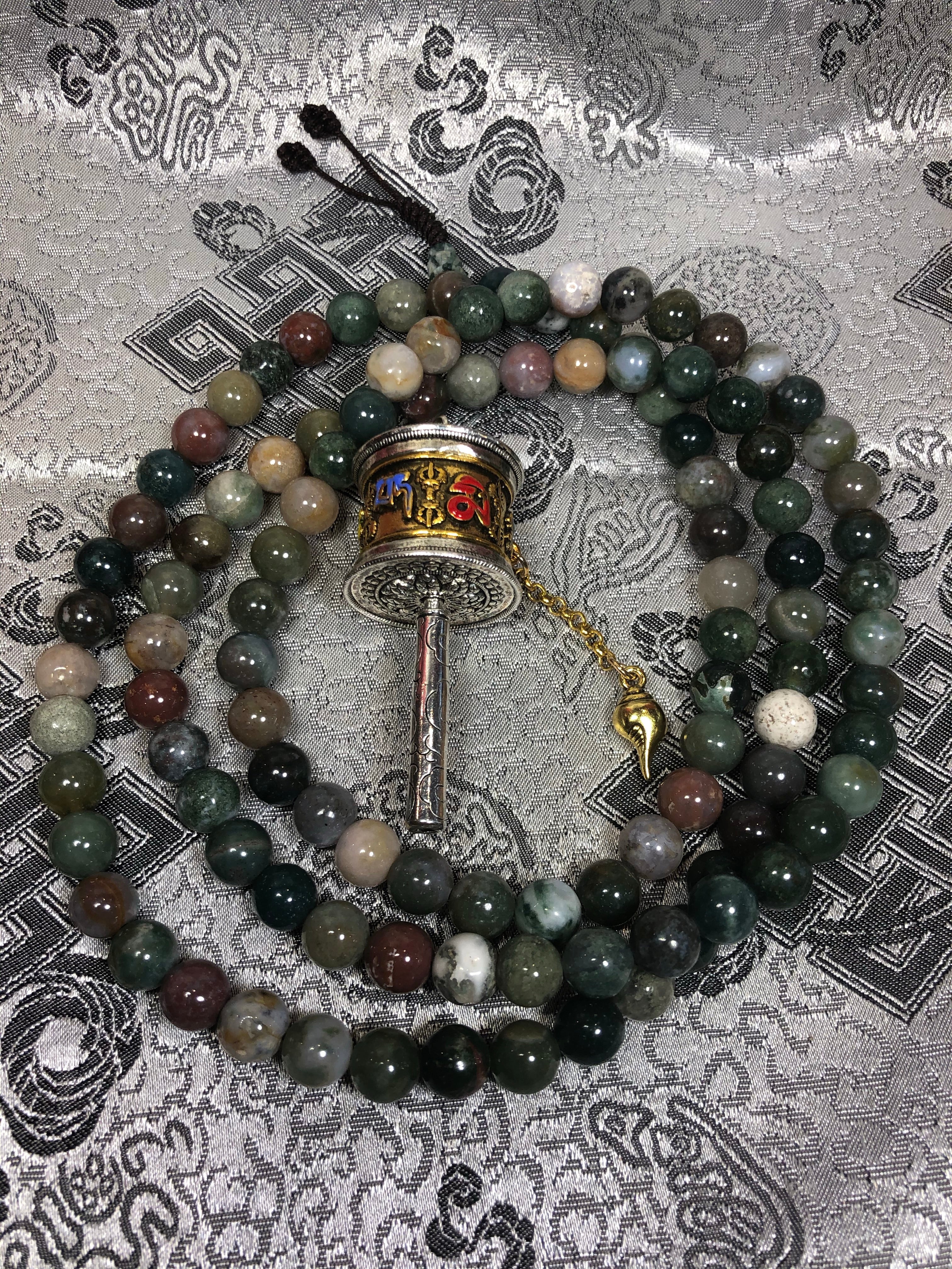 Agate Mala / Prayer Beads (TGMA 40 )