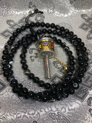 Agate Eye Mala / Prayer Beads ( TGMA 44 )