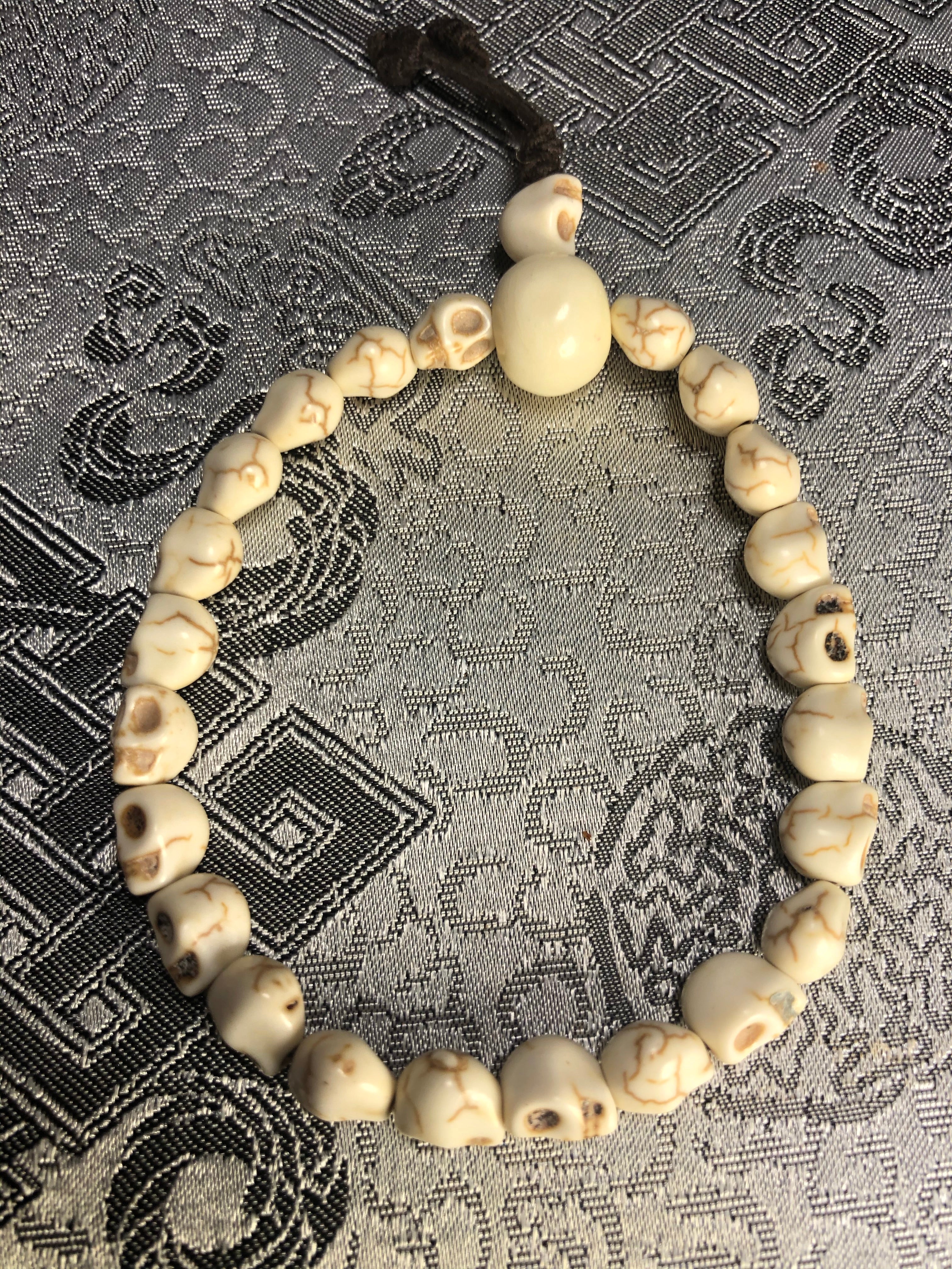 Skull Wrist Mala(TGWM 36)