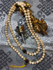 Mother of Pearl - Cream Mala/Prayer Beads (TGMA 47)