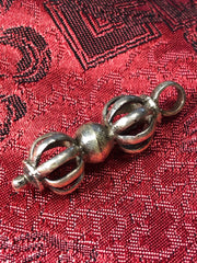 Silver 9 Point Vajra/Dorje Pendant(TGSP 31)