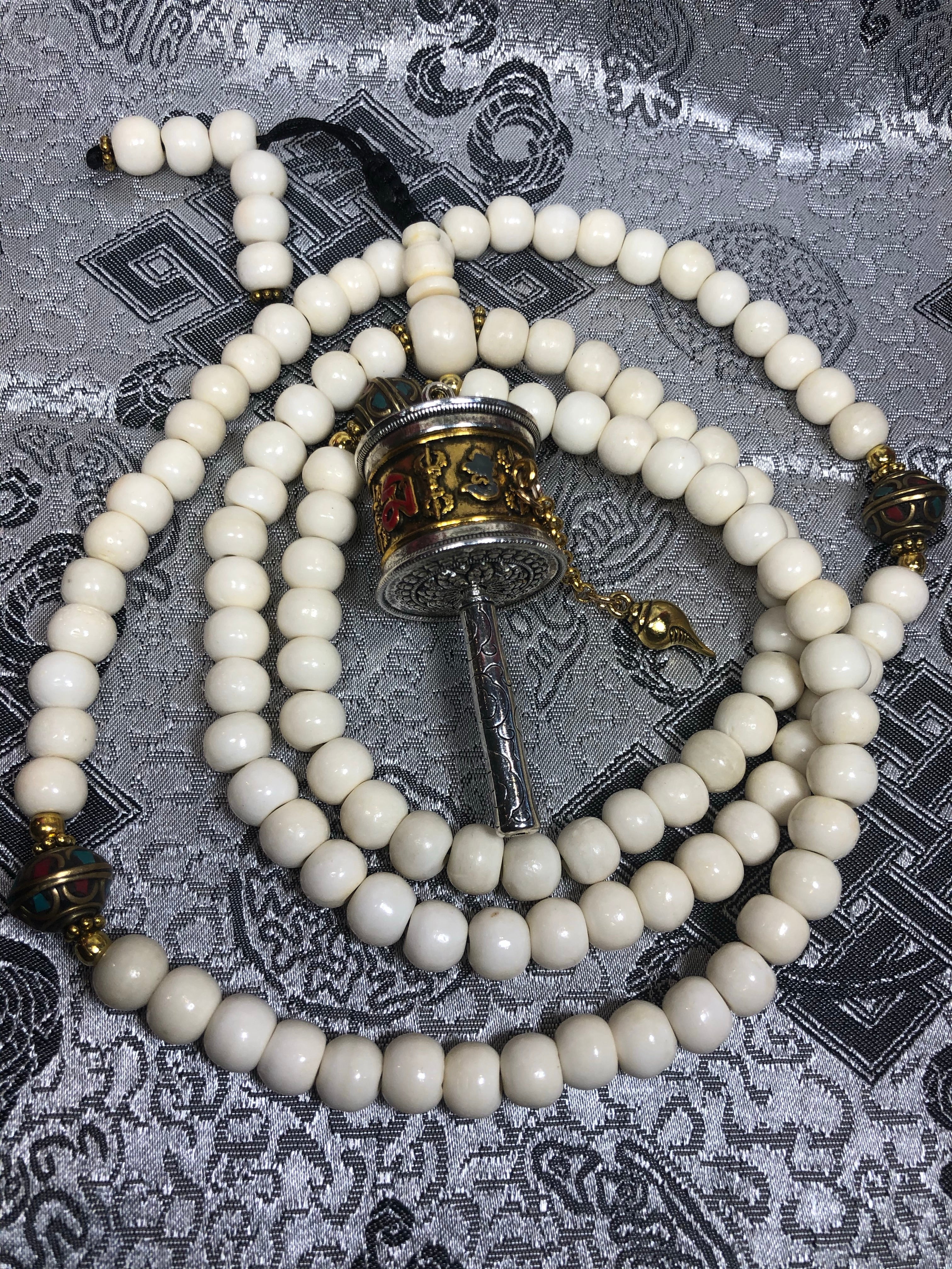 Conch Mala / Prayer Beads ( TGMA 43 )