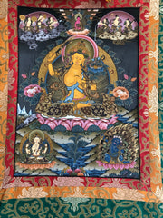 Manjushri /Jamphelyang Thangka (TGTH 120)