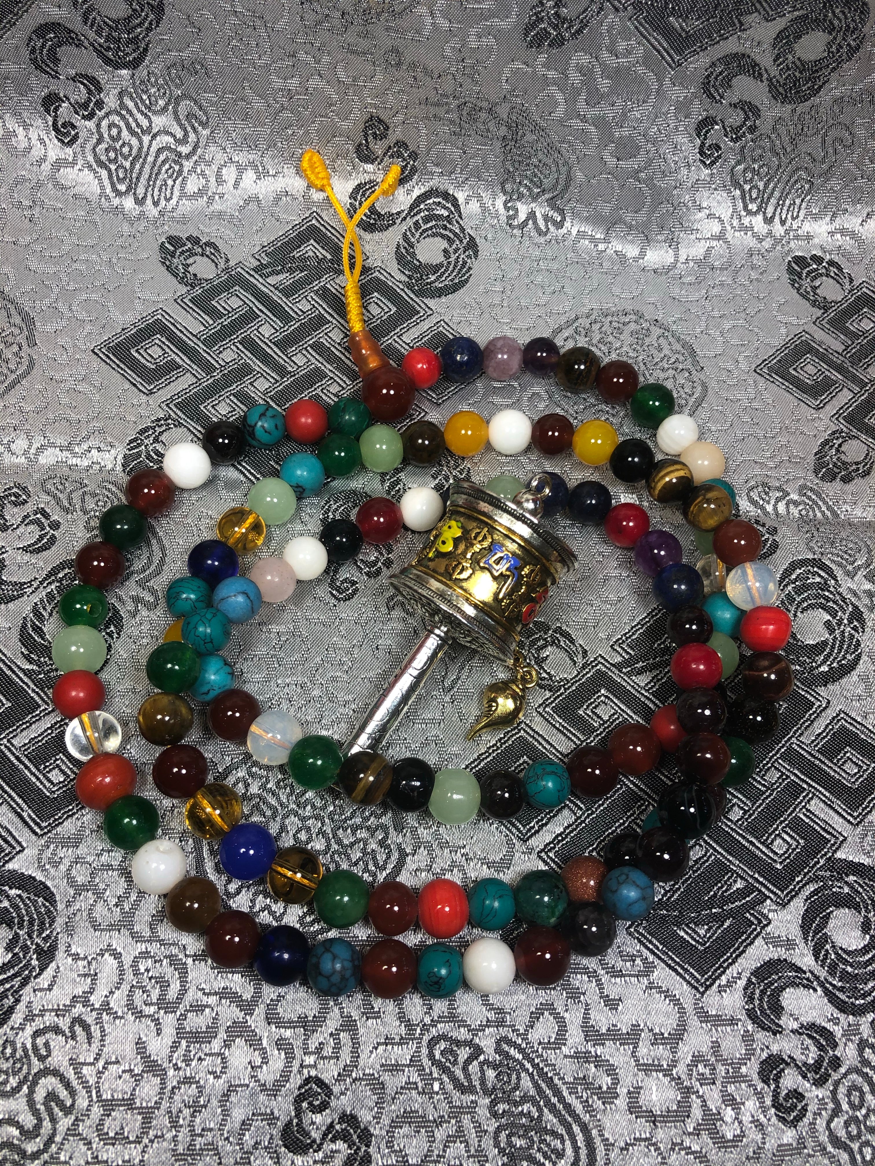 Muti Stones Mala / Prayer Beads ( TGMA 41 )