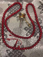 Coral Mala / Prayer Beads ( TGMA 24 )