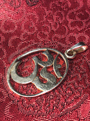 Silver Om Pendant(TGSP 19)