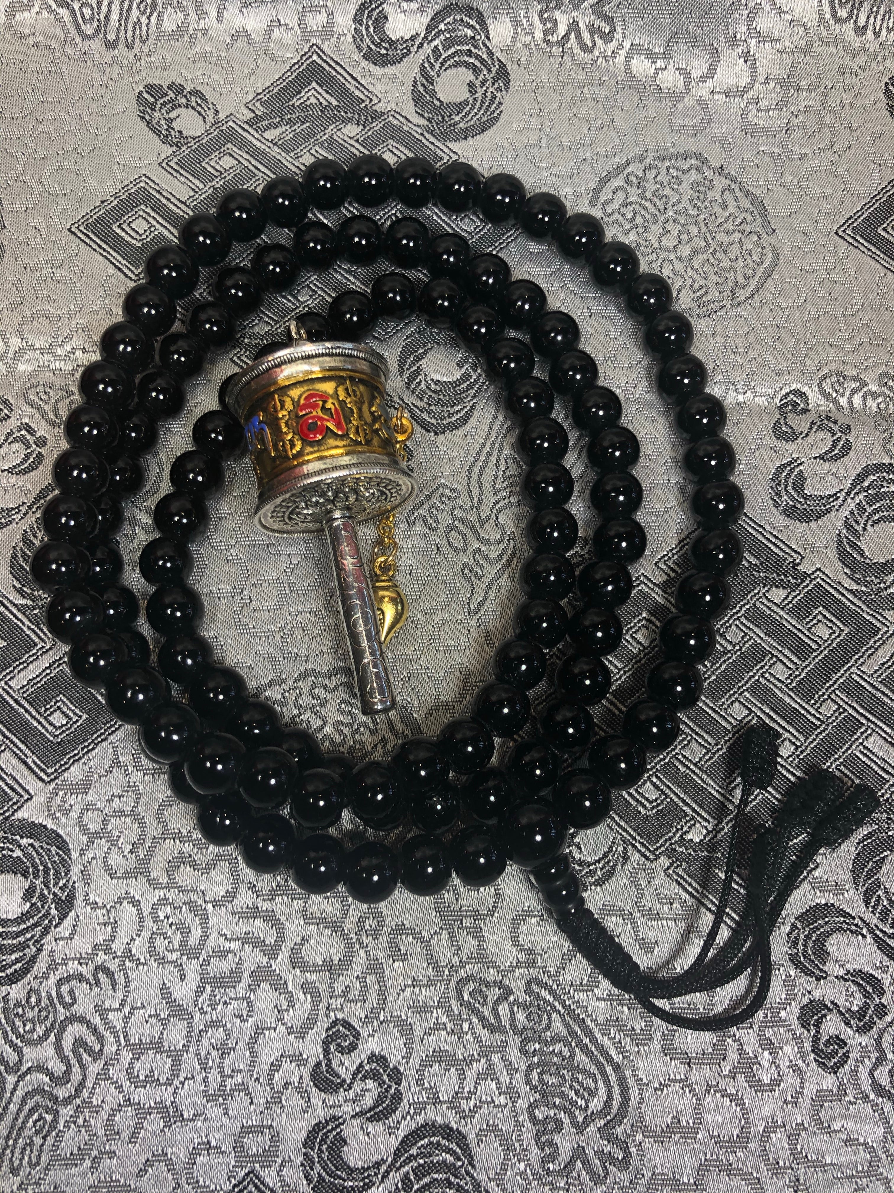 Onyx Mala / Prayer Beads ( TGMA 35 )