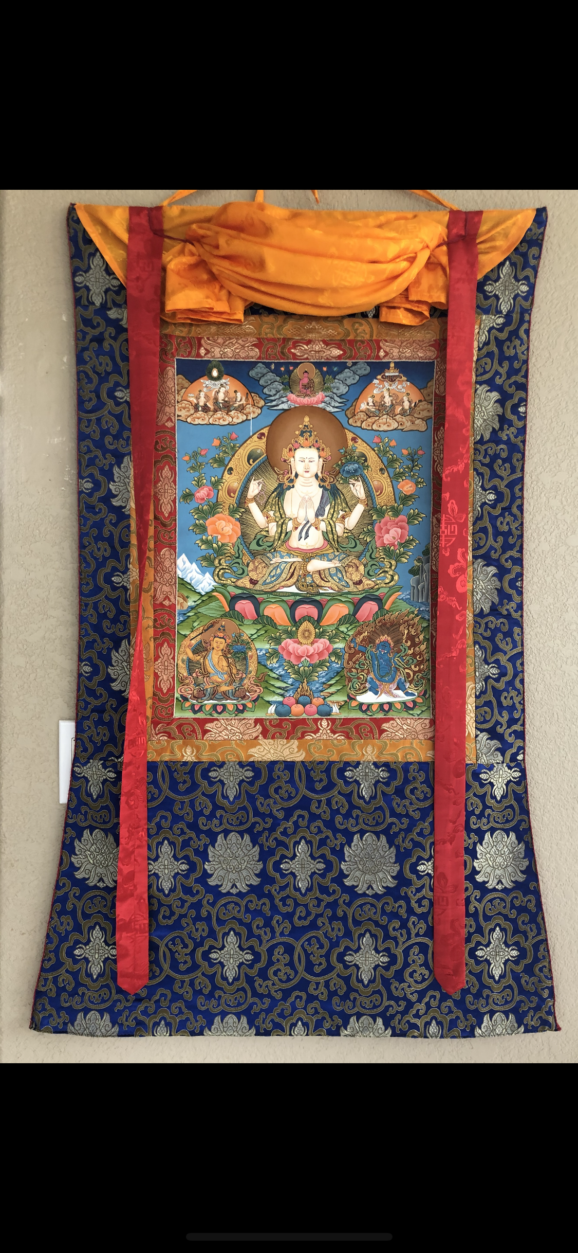 4 Armed Chenrezig Thangka (TGTH 161)