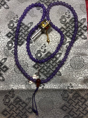 Purple Zed Mala/Prayer Beads(TGMA 50)