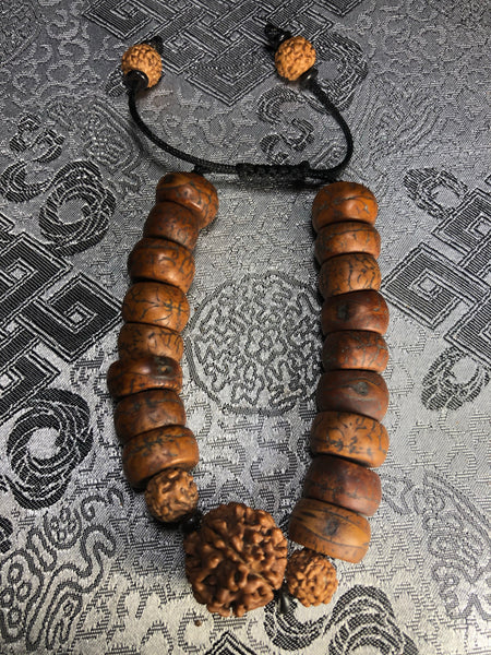 Bodhi Seed RudRaksha Wrist Mala(TGWM 38)