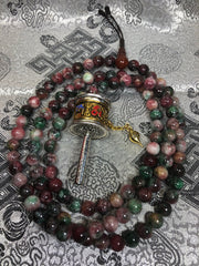 Mixed Agate Mala ( TGMA 38 )