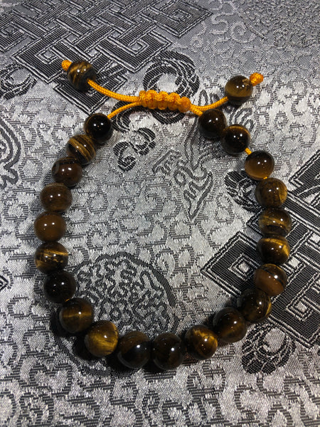 Tiger Eye Wrist Mala (TGWM 13)