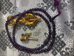 Amethyst Mala / Prayer Beads ( TGMA 11 )