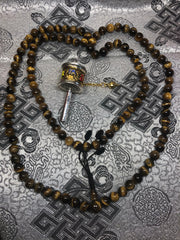 Tiger Eye Mala / Prayer Beads ( TGMA 18 )