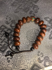 Dark Wood Wrist Mala(TGWM 44)