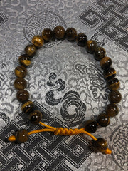 Tiger Eye Wrist Mala (TGWM 13)