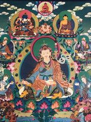 Guru Rinpoche / Guru Tsengyae Thangka (TGTH 145)