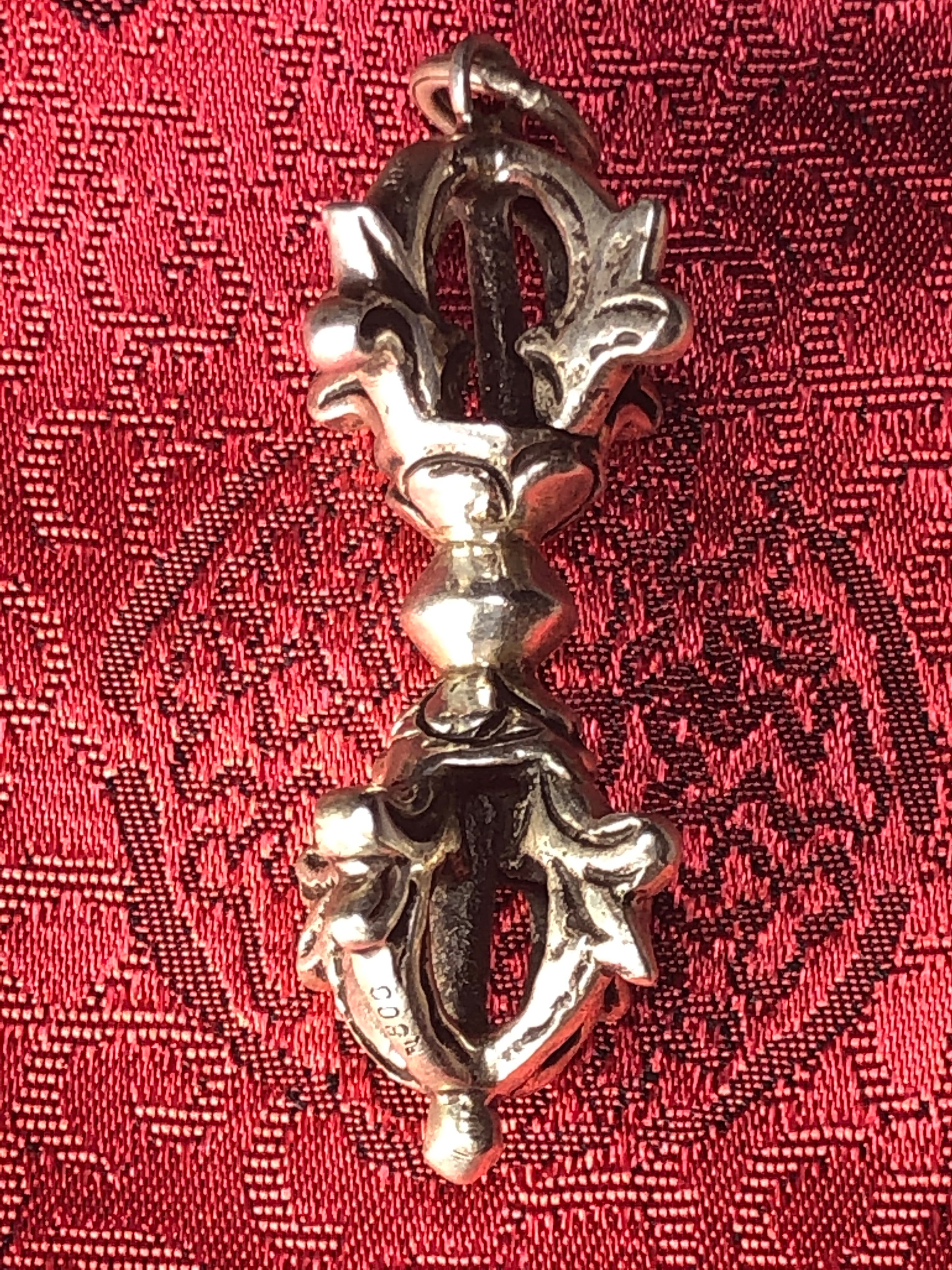 Silver Vajra/Dorje Pendant(TGSP 12)