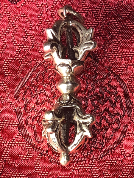 Silver Vajra/Dorje Pendant(TGSP 12)