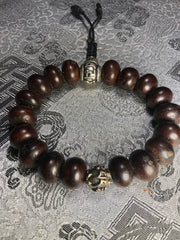 Dark Wood Mani Wrist Mala(TGWM 45)