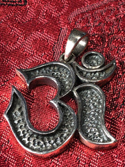 Silver Om Pendant(TGSP 38)