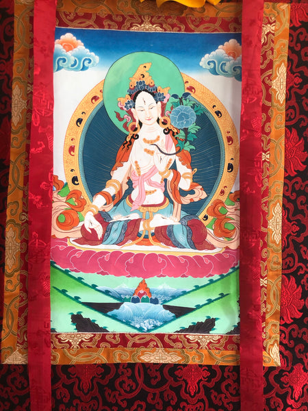 White Tara Thangka (TGTH 110)