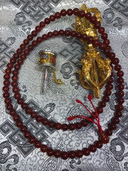 Carnelian Mala / Prayer Beads ( TGMA 14 )