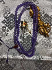 Purple Zed Mala/Prayer Beads(TGMA 50)