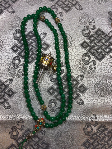 Green Zed Mala/Prayer Beads(TGMA 49)