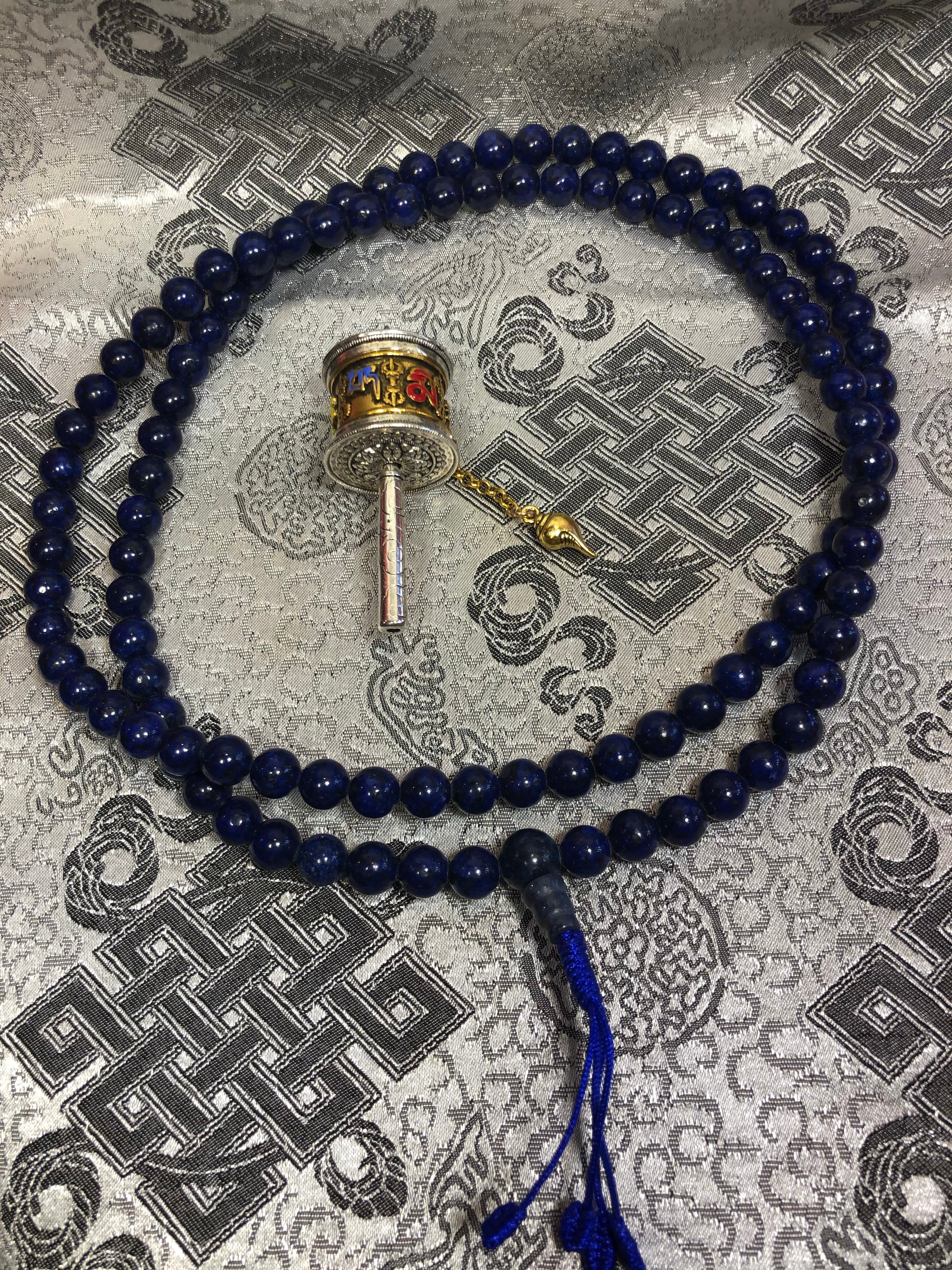 Lapez Lazuli Mala / Prayer Beads ( TGMA 12 )