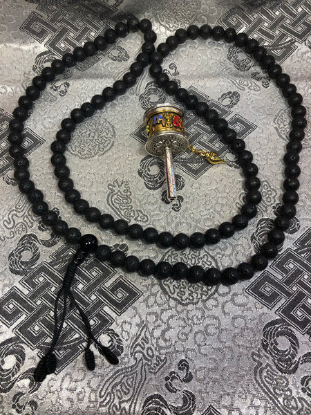 Shungite Mala Prayer Beads TGMA 10 TibetGallery
