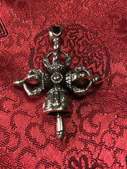 Silver Bell and Vajra/Dorje Pendant(TGSP 47)