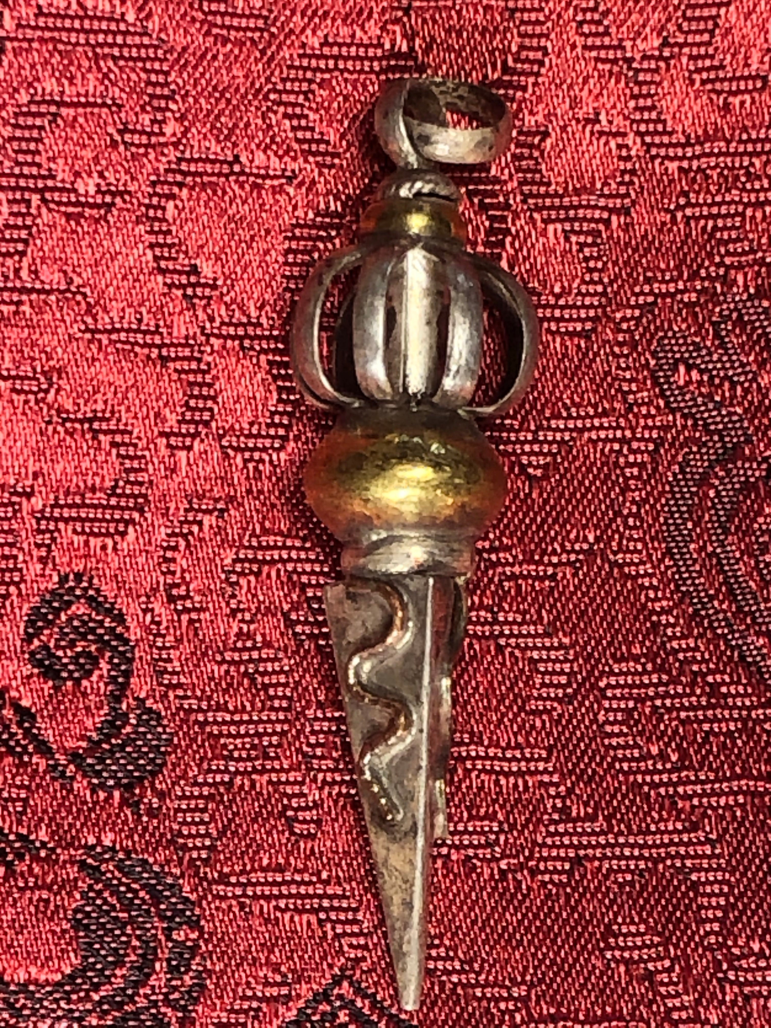 Silver Phurba Pendant(TGSP 2)