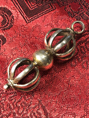 Silver 9 Point Vajra/Dorje Pendant(TGSP 32)