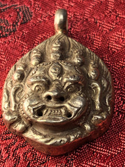 Mahakala Silver Pendant(TGSP 88)