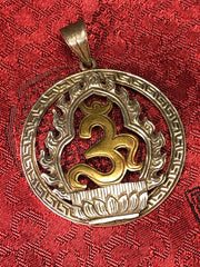 Silver Om Pendant(TGSP 40)