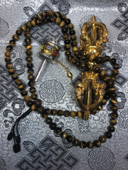 Tiger Eye Mala / Prayer Beads ( TGMA 18 )