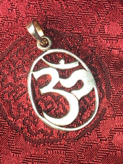 Silver Om Pendant(TGSP 19)