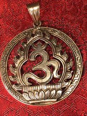 Silver Om Pendant(TGSP 41)