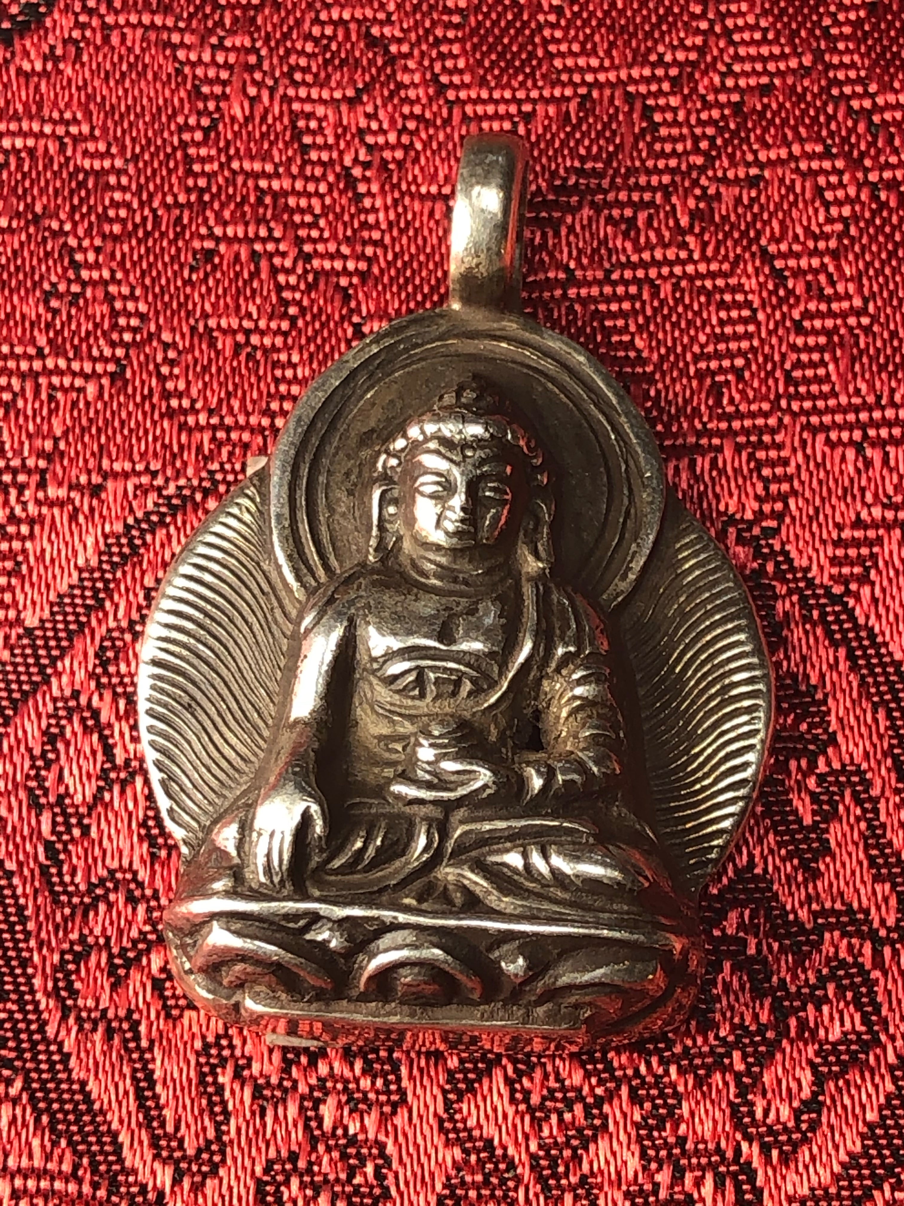 Silver Shakyamuni Pendant(TGSP 90)